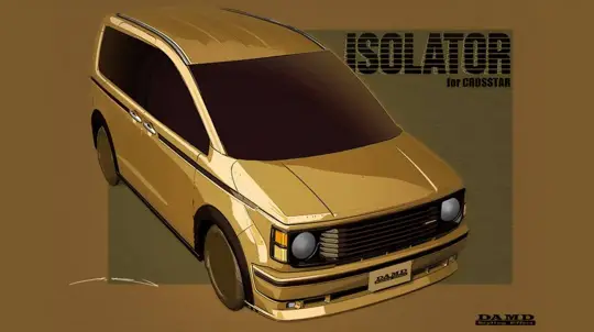 DAMD remixes Honda Freed into retro Isolator with Astro cues
