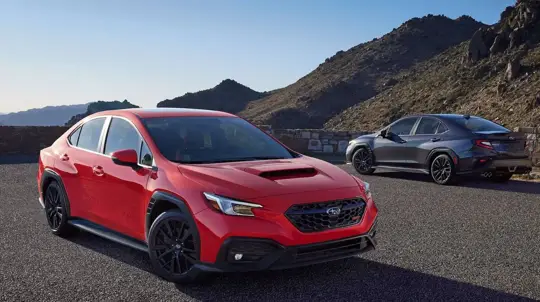 Subaru WRX e Crosstrek falham em prêmios de segurança IIHS 2026