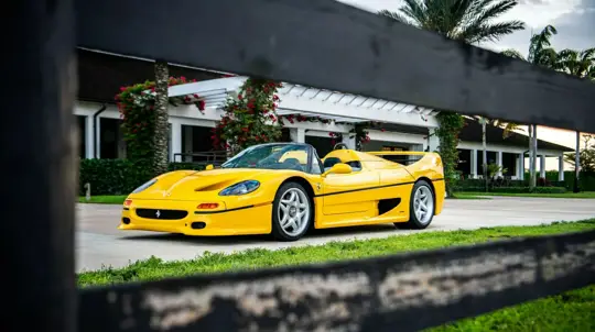 Rare Ferrari F50 in Giallo Modena sells for record $9.2M