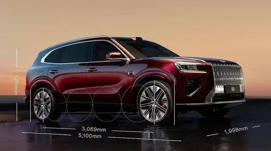 Zeekr 8X: SUV híbrido premium com alta autonomia elétrica