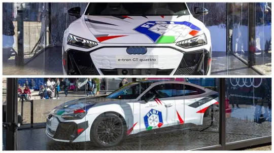 ट्रेंटो में Audi e-tron GT quattro का FISI स्पेशल एडिशन लॉन्च