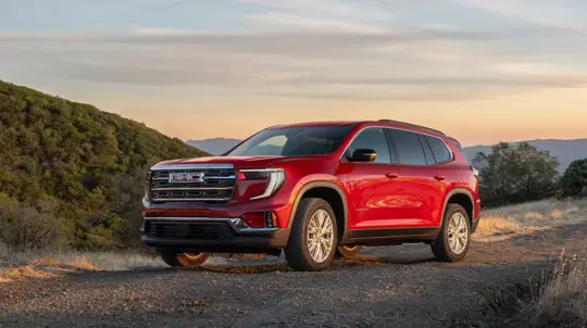 GMC Acadia 2027 bekommt Innenraumkamera: Blick sogar auf die hinteren Reihen