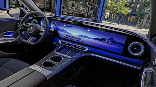 Mercedes-Benz C-Class elétrica: interior e lançamento em 2026