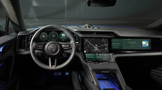 Porsche Cayenne Electric: 2026 का हाई-टेक इंटीरियर अनावृत