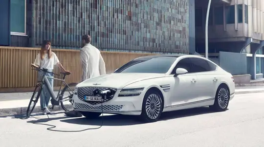 Genesis previews 2026 GV80 and G80 Hybrids with P1+P2