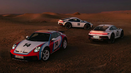 Porsche придумал три дополнительные цветовые схемы для своего внедорожного Porsche 911
