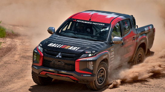 Команда Mitsubishi Ralliart завершила испытания раллийного Triton