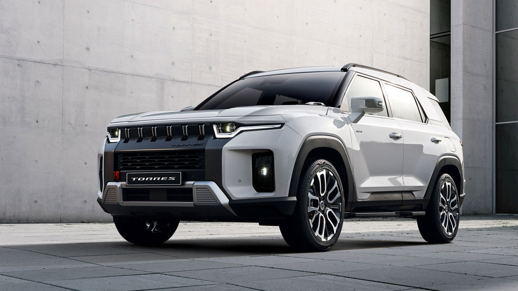 Автокомпания SSANGYONG представила в Южной Корее новый кроссовер TORRES 2022 года 13 июня