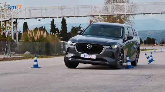 Лосиный тест Mazda CX-80: эксперты нашли пределы семейного кроссовера