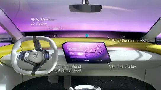 Новая технология лобового стекла BMW не отвлекает водителя
