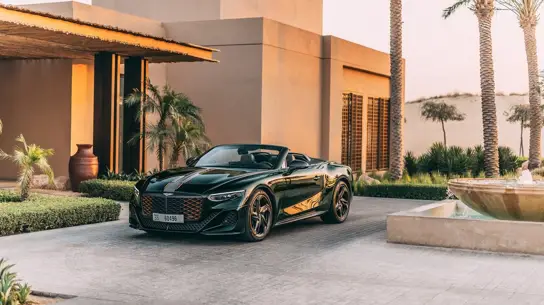 Кабриолет мечты: Bentley Batur Convertible взорвал Дубай