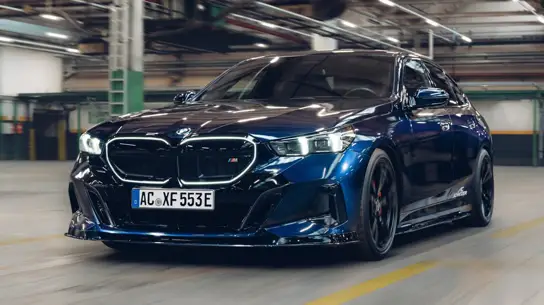 Из обычного i5 сделали «почти M5»: электрический BMW получил дерзкий обвес