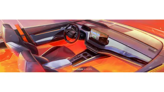 Skoda лишила руль Elroq привычного логотипа