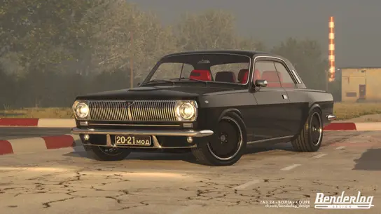 Возвращение легенды: современная Волга Coupe от Александра Пономаренко