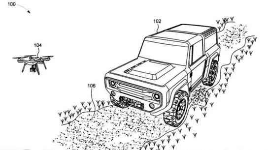 Внедорожник с глазом в небе: Ford готовит технологию навигации с воздуха