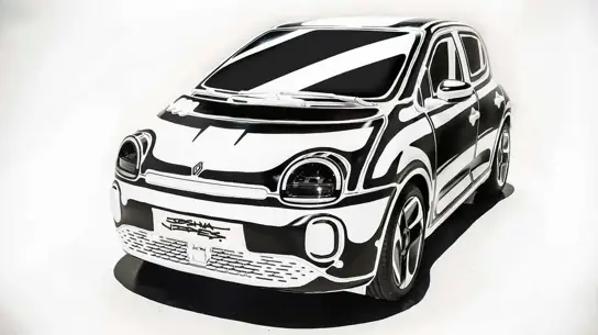 Мультяшный Renault: рисованный Twingo выставили в Париже